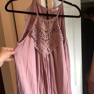 Mauve dressy tank